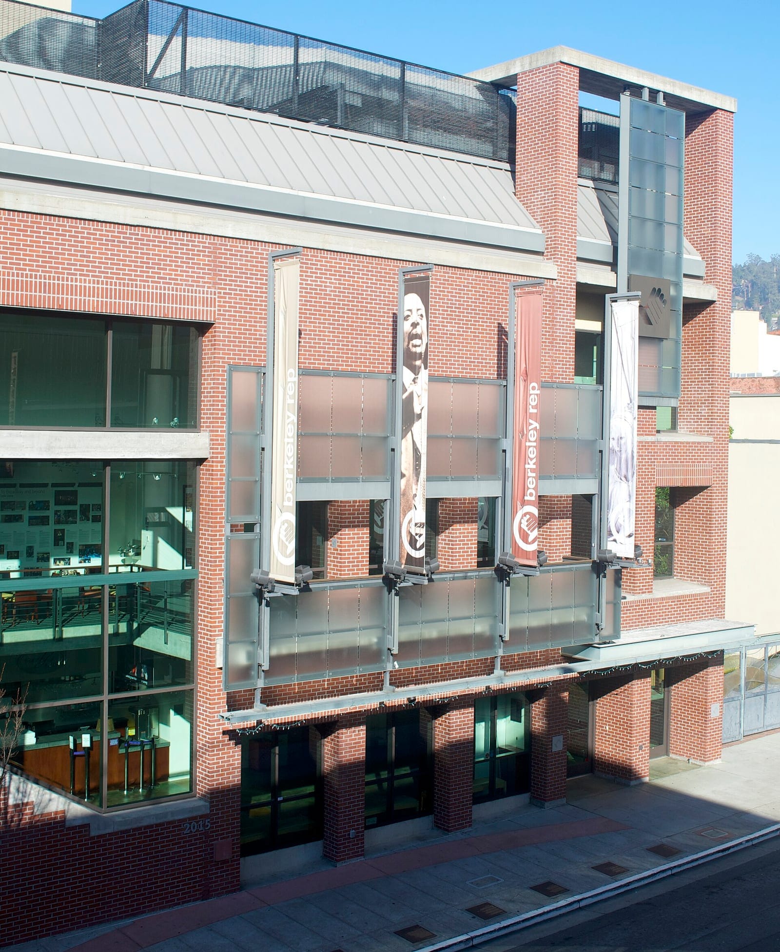Roda Theatre entrance at Berkeley Repertory Theatre