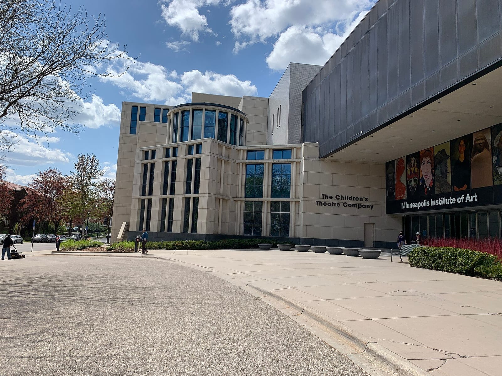 The Children's Theatre Company building beside the Minneapolis Institute of Art