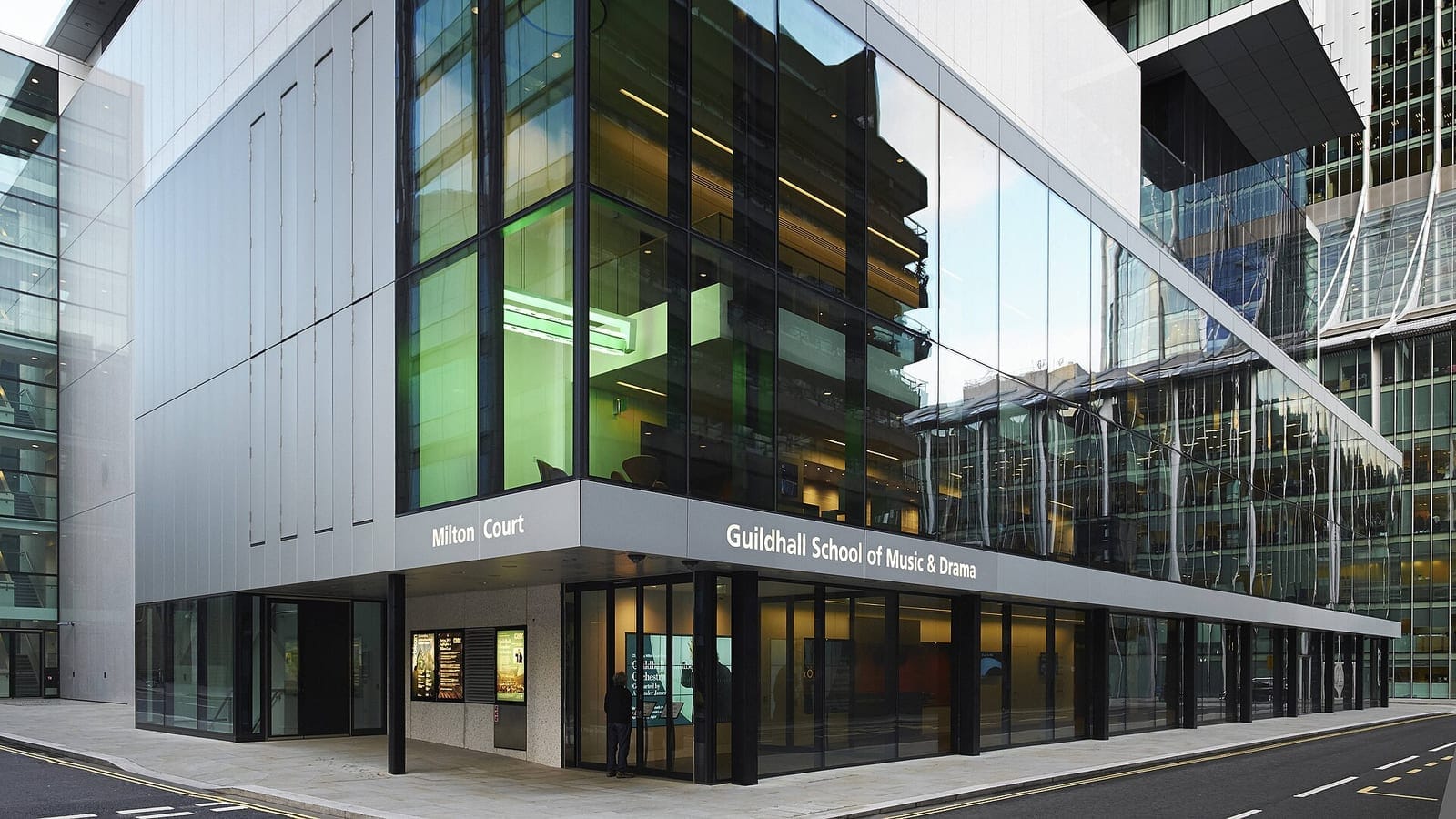 Milton Court building of the Guildhall School of Music and Drama, London