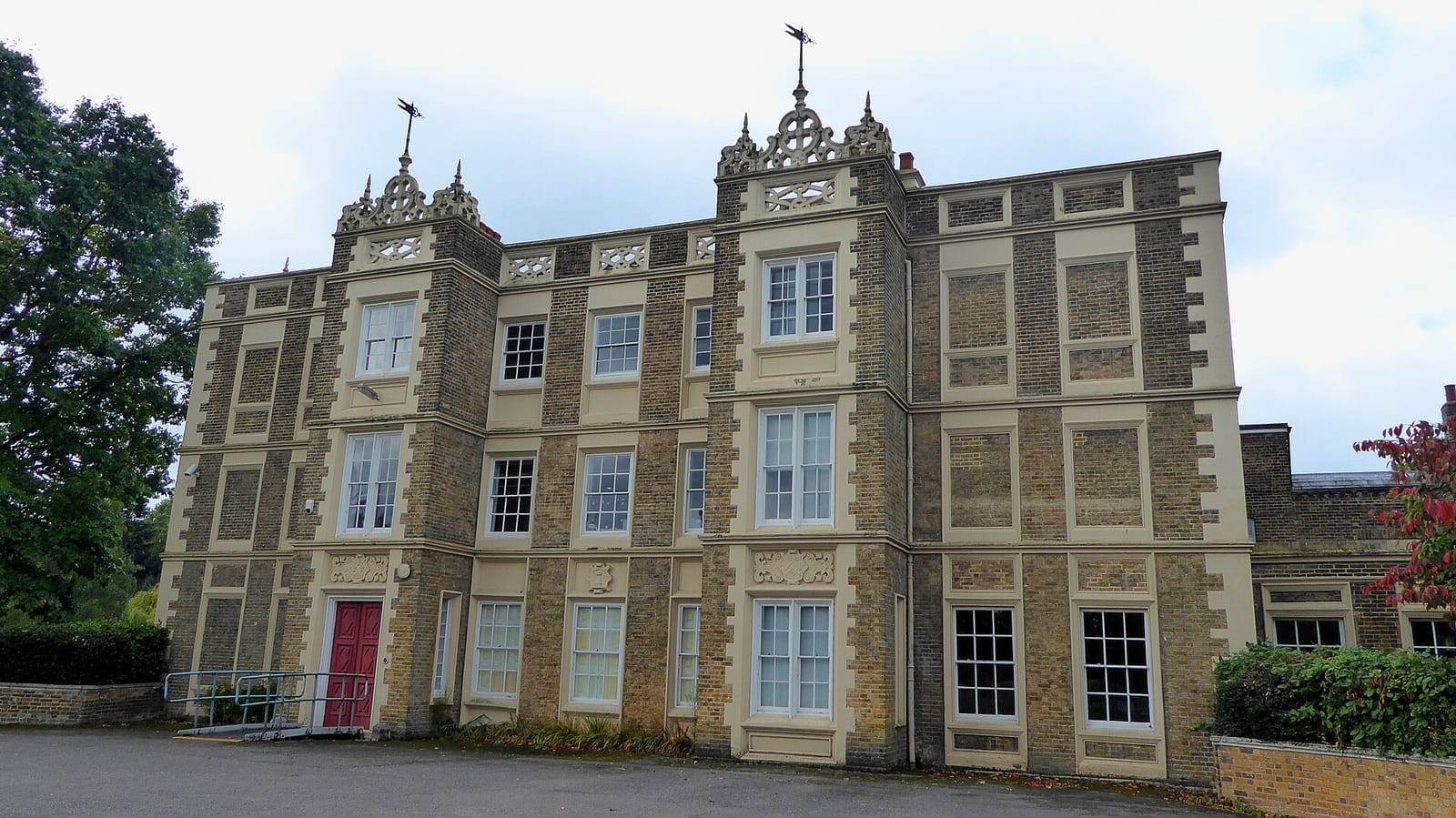 Front of Lamorbey House, part of Rose Bruford College, Sidcup