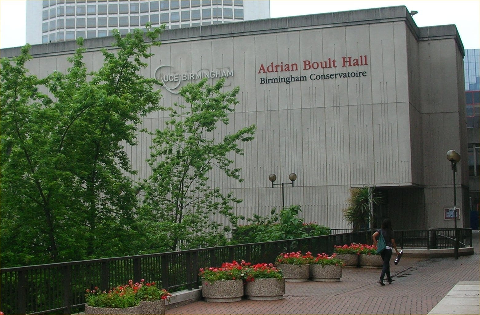 Adrian Boult Hall at the Royal Birmingham Conservatoire (then Birmingham Conservatoire)