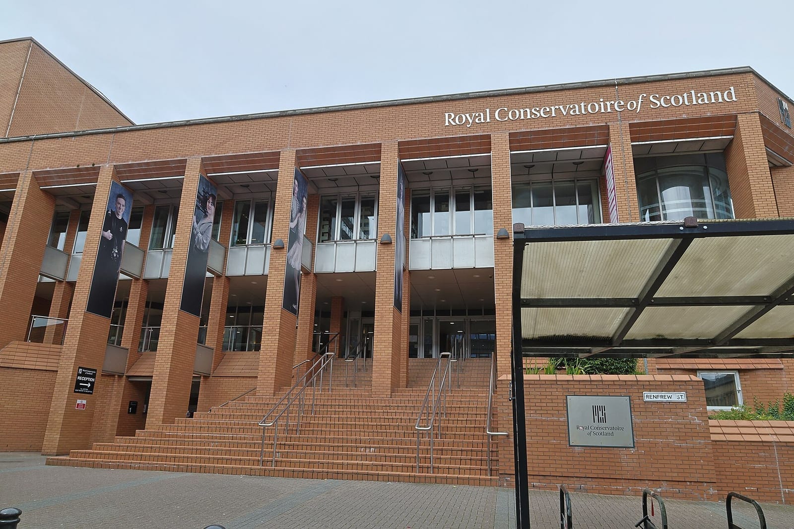Royal Conservatoire of Scotland building on Renfrew Street, Glasgow
