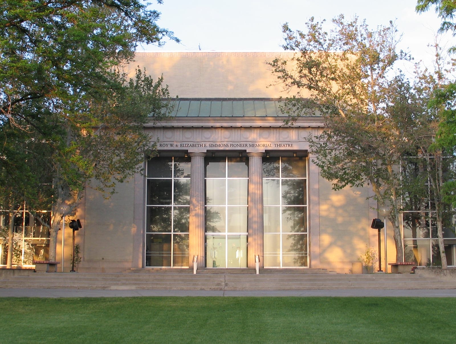 Simmons Pioneer Memorial Theatre on the University of Utah campus