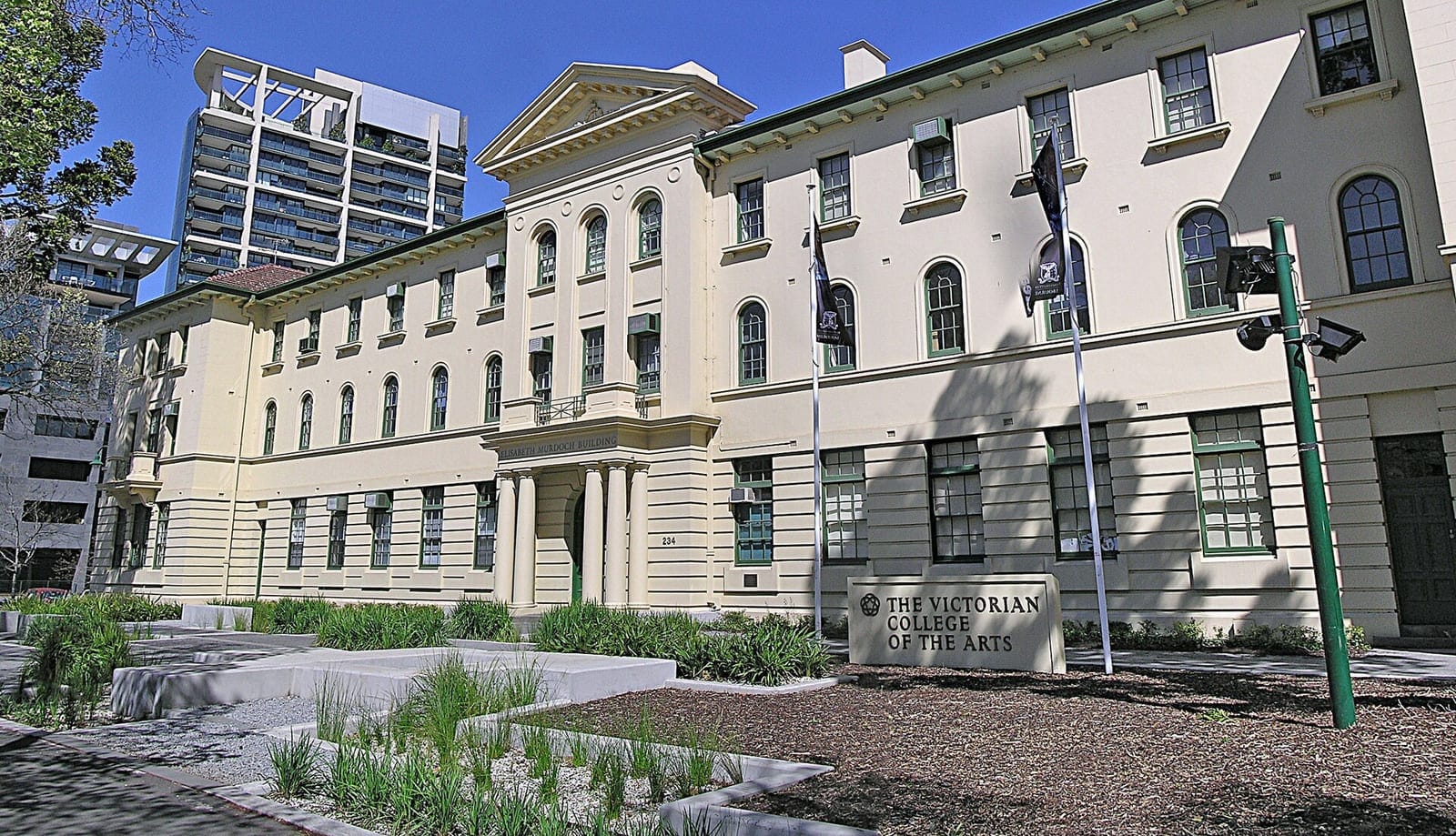 Elisabeth Murdoch Building of the Victorian College of the Arts on St Kilda Road, Melbourne